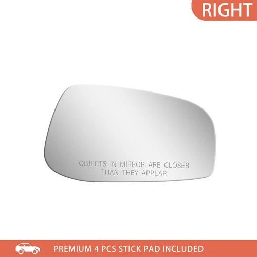 Mirror Glass Replacement For 2004-2006 Volvo S60/S80/V70 Passenger Right Side RH