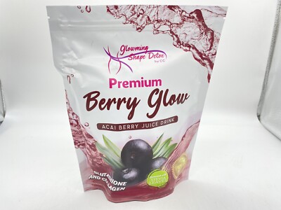 Cris Cosmetics Premium Berry Glow Acai Berry Juice, 10 Sachets Exp:07/22/2025