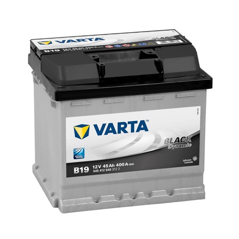 BATTERIA AUTO VARTA BLACK DYNAMIC B19 45 AH