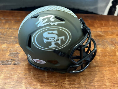 George Kittle Signed 49ers Salute To Service Mini Helmet PSA DNA