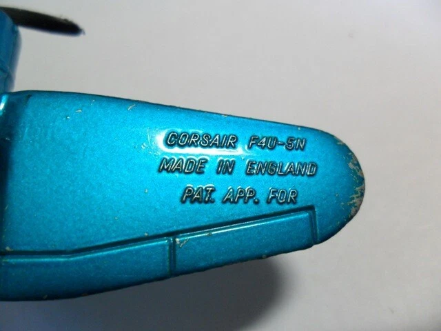 Matchbox aereo 1973 Corsair F4U 5N - Immagine 4 di 4