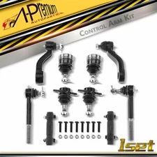 12x Front Idler Arm Pitman Arm Tie Rod End w/ Sleeve Ball Joint for Chevy GMC