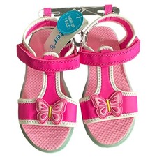 Carter's Feline Fuchsia Light up Sandals Toddler Girls Sz 5-12. FREE SHIPPING