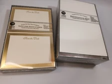 New Gartner Studios Vintage 2003 Invitation RSVP Card Kit Cards Envelopes Ivory