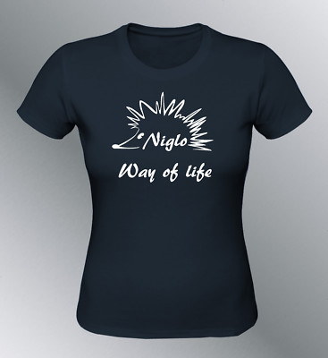 Tee Hemd Passt Igel Niglo S M L XL Frau Menschen Voyage Gipsy Weg Life