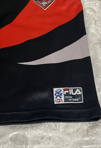 Essendon FILA Jumper Training MEDIUM Vintage 2000 Premiers Rare Jersey Guernsey - Picture 10 of 22
