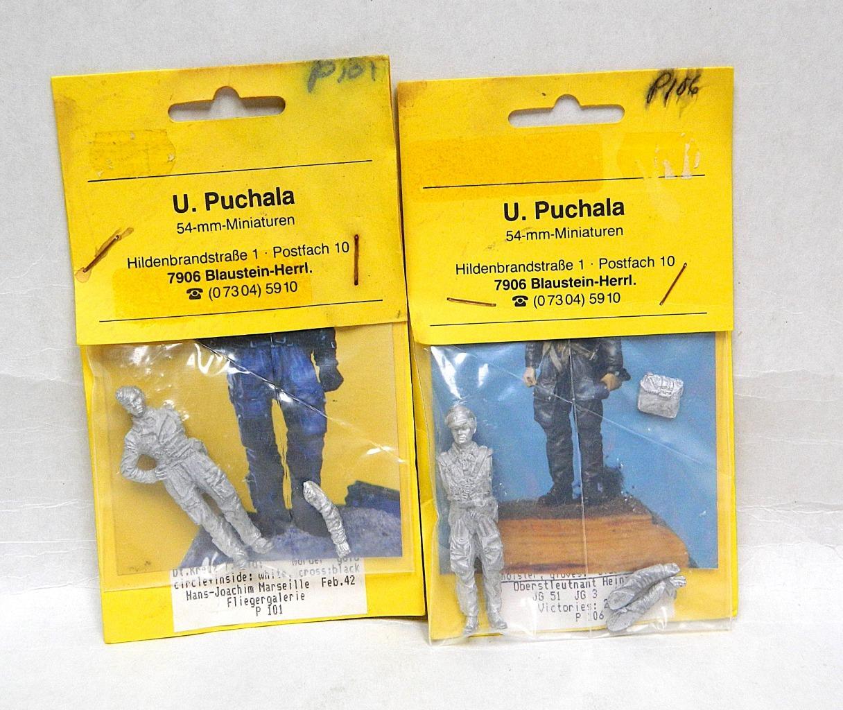 U. Puchala 54mm Scale WWII Heinz Bar & HansJoachim Marseille Metal