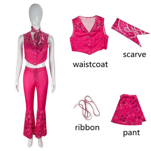 2024 Karneval Party Outfit Geschenk Film Barbie Ken Anzug Cosplay Uniform - Bild 17 von 19