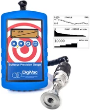 DigiVac Bullseye Precision Vacuum Gauge w/ Visual Real-Time Analytics KF25 Port