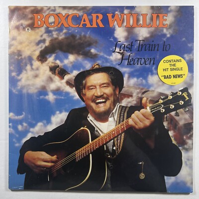 Boxcar Willie  Last Train To Heaven  LP/Main Street MS9307 (Sealed) 1982 Hype
