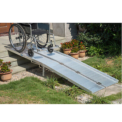 wheelchair threshold ramps homcom footing worldofdisabilityequipment