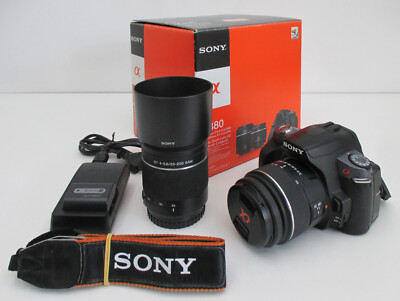 Sony Alpha a380 DSLR 14.2 MegaPixel - Kit mit 18-55 mm & 55-200 mm Sony Objektiv