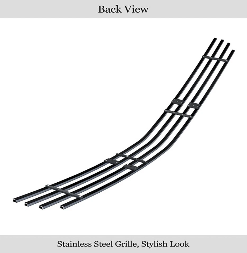 Se adapta a Chevy Camaro 1993-1997 superior principal acero inoxidable negro billet rejilla inserto Foto 3 de 4