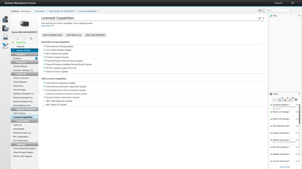 IBM Power E850C 4U Server 8408-44E 4x 10C Power8 1024GB RAM 8x 2.5" +4x 1.8" Bay - Image 4 of 4