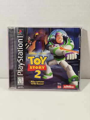 Disney Pixar Toy Story (Playstation 1, 1999) CIB Complete, Black