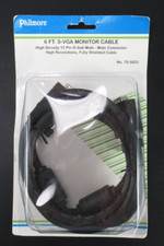 Philmore 6ft S-VGA Monitor Cable, 15 Pin D-Sub Male-Male, NO. 70-5023 L EC