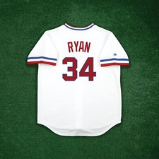 Nolan Ryan 1972 Texas Rangers Cooperstown Men's Home White Throwback Jersey