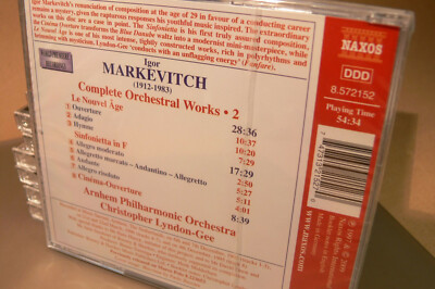 クラシック Igor Markevitch: The Complete Recordings Igor Markevitch - Markevitch: Complete Orchestra Music, Vol.1