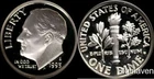 1993 S 90% Silver Roosevelt Dime Deep Cameo Gem Proof