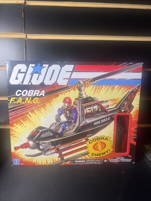 Hasbro GI Joe Retro Collection Cobra F.A.N.G. Copter & Pilot Exclusive 3.75 inch