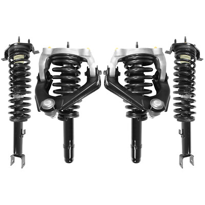 4Pcs Front & Rear Complete Struts shocks for 2001-2006 Chrysler Sebring FWD