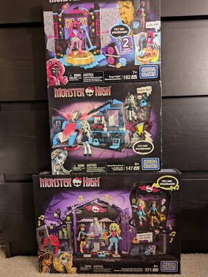 Mega Bloks - Monster High - Lot of 3 - New & Sealed