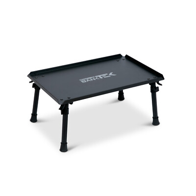 Sonik Bank-Tek Bivvy Table Flat Pack Folding Bait Tackle Table Adjustable Legs