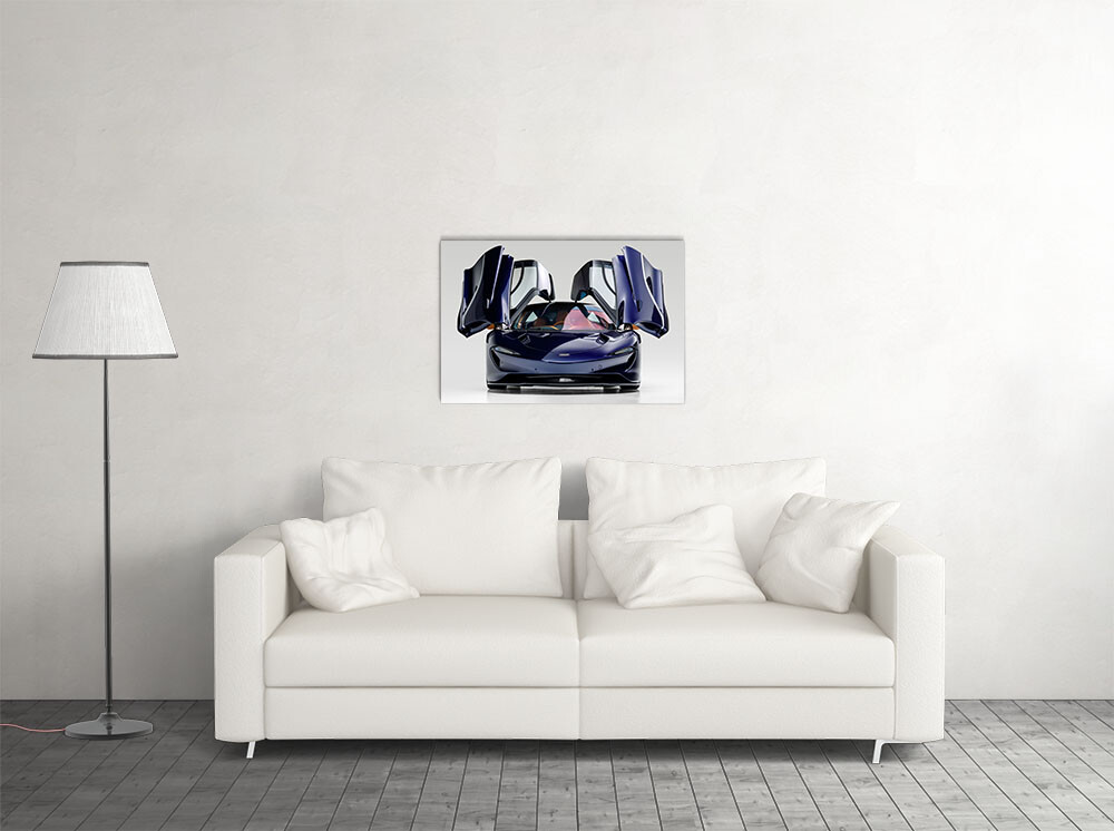 McLaren Speedtail Sporty Car Open Doors Wall Indoor Decor - POSTER