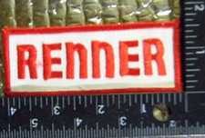 Vintage Patch Renner  Red  White FREE SHIPPING