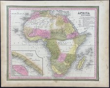 Mitchell - Map of Africa - 1846 A New Universal Atlas Engraving