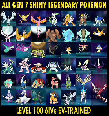 Pokemon ULTRA SUN & MOON - ALL Gen 7 Shiny Legendary Pokémon 6IVs