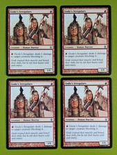 Godo's Irregulars x4 Saviors of Kamigawa 4x Playset Magic the Gathering MTG