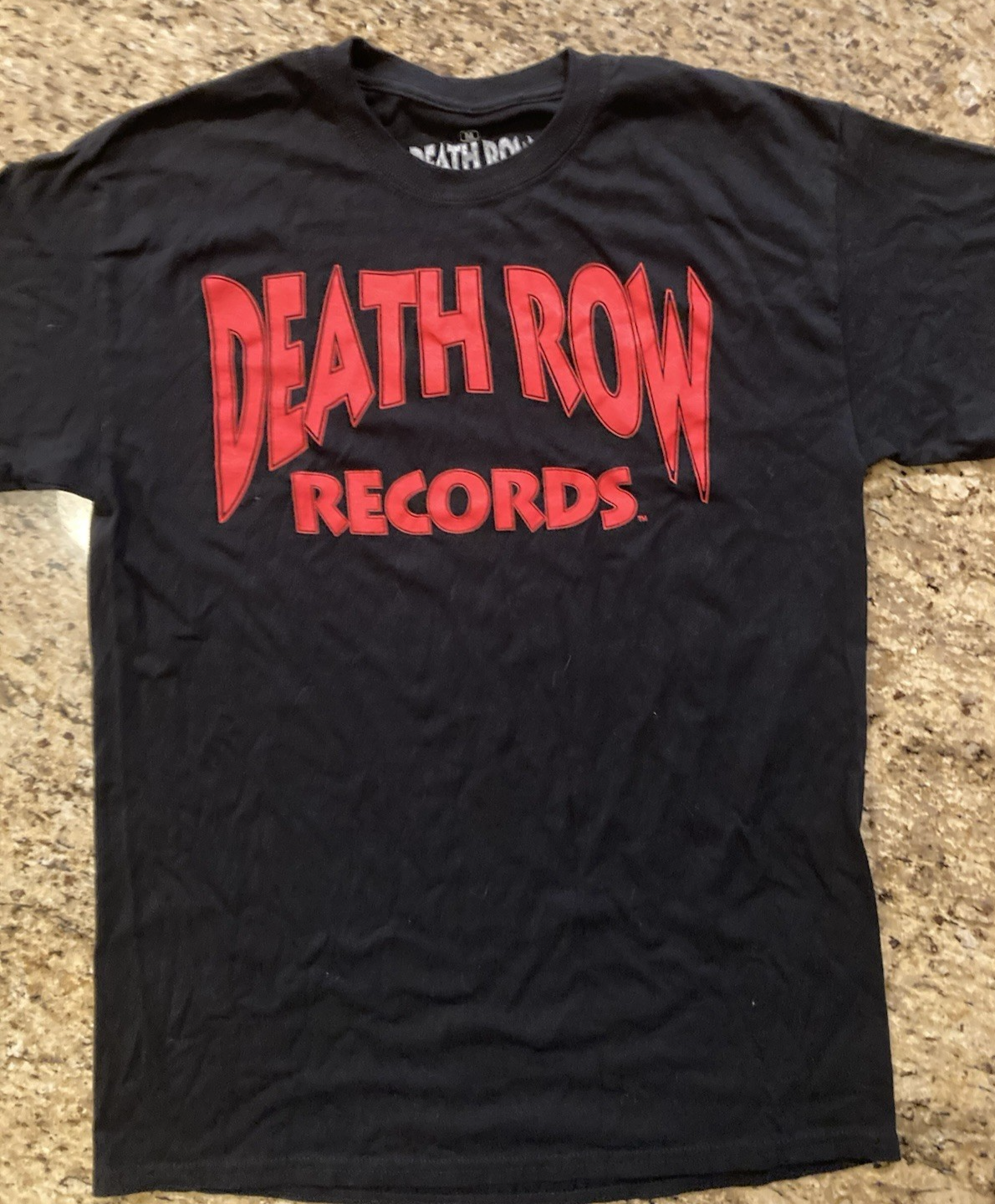 FILA T shirt uomo logo Death Row Records hardcore hip hop rap suge dre snoop tupac nuova