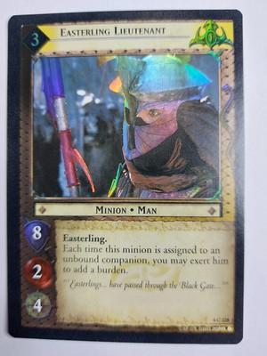 LOTR TCG Two Towers EASTERLING LIEUTENANT 4C228 FOIL LP
