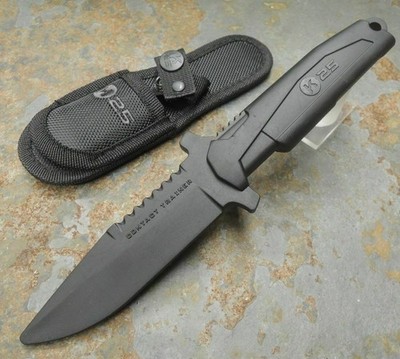 K25 Training Knife Trainingsmesser Übungsmesser aus Kunststoff Schwarz 32463