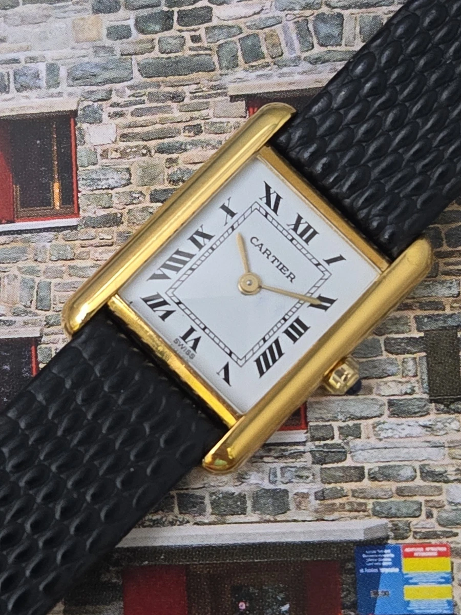 Cartier Tank Women Leather Wristwatches for sale | eBay display picture 1