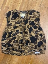 VTG American Field Men's Duck Hunting Vest Upland Gamebird Large USA Flaw