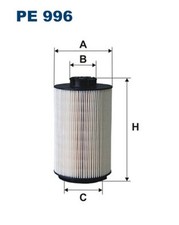 FILTRON Kraftstofffilter PE 996 Filtereinsatz für OLYMPUS ELITE FL DENNIS PHÖNIX