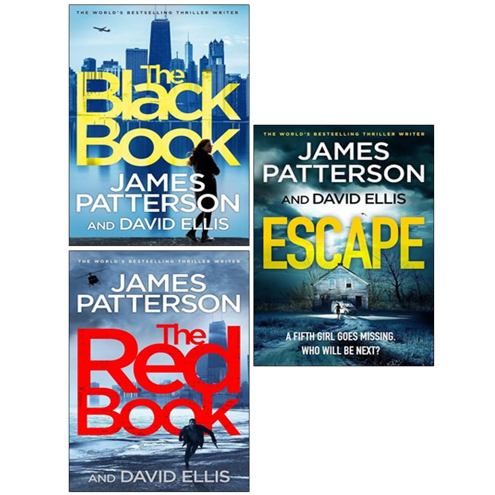 James Patterson Unisex Black/Red Book Thrillers 3 Books Collection Set (The Book,The Book & Escape) - Image 3