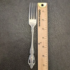 Oneida Stainless Steel SSS RENOIR PEMBROOKE Dinner Fork 7" Silvertone