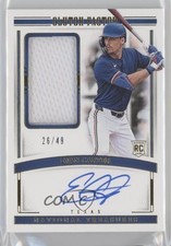 2024 National Treasures Clutch Factor Signatures 26/49 Evan Carter Auto 14lt