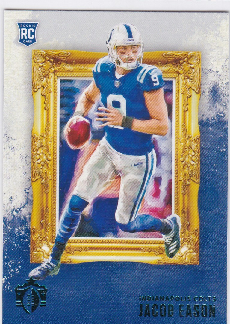 2020 Panini Chronicles Gridiron Kings #GK-7 Jacob Eason Blue RC Colts