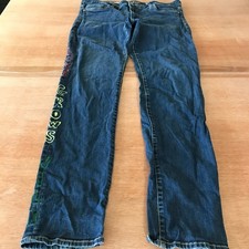 Kut from the Kloth Diana Skinny Jeans Women 12 Blue Mid Rise Dark Wash Stretch