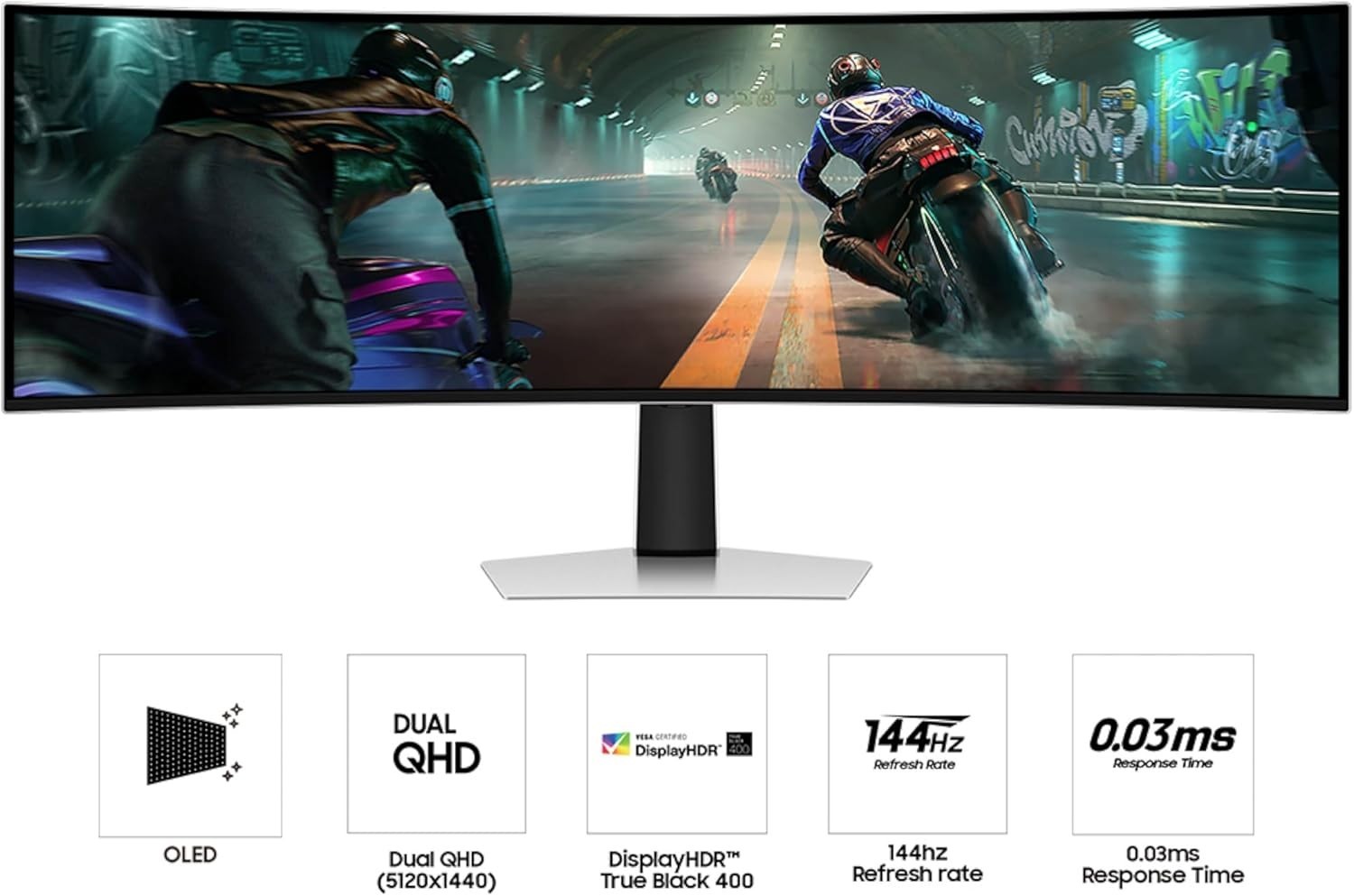 Samsung 49" Odyssey OLED G9 G91SD Dual QHD 144Hz Brand