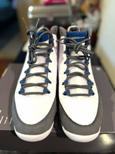 Jordan 9 Retro Flint Grey 2026 Men  s 10 HV4794-100 White/French Blue
