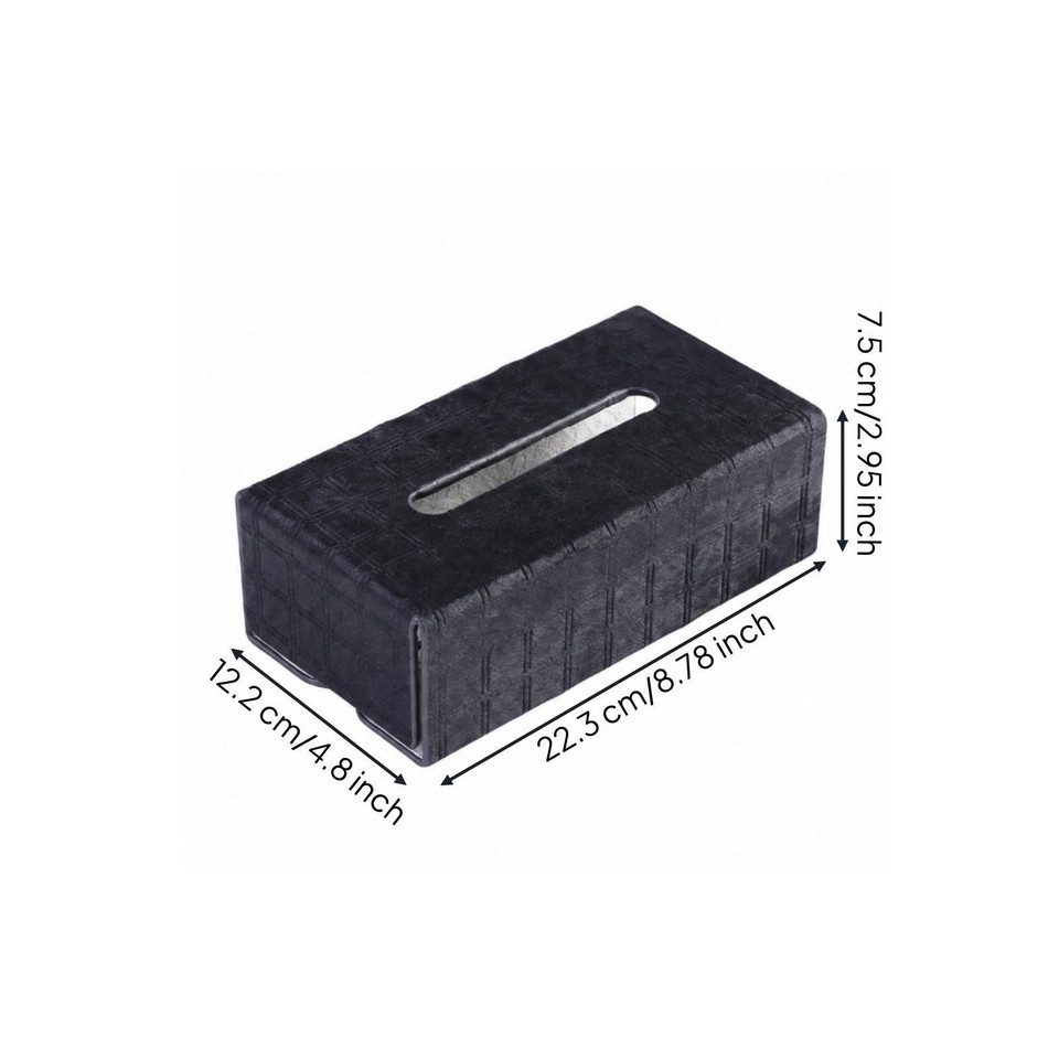 Tissue 4box Structured Tissue Box with Rounded Corners Sturdy Rectangular Tissue ...
