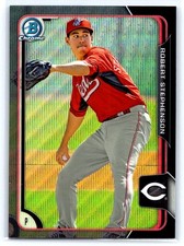 Robert Stephenson 2015 Bowman #BCP44 Chrome Prospects Black Wave (Asia)
