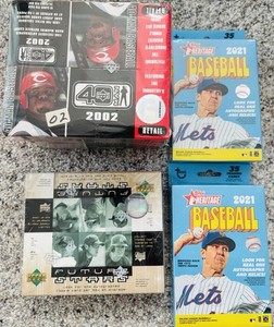 Old Shop Liquidation! NEW Sealed Baseball Boxes LOT! 2002 40 Man, 2007 UD Hobby