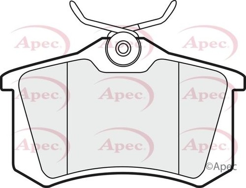 DISCS AND PADS KIT REAR APEC RED FOR VW POLO 1 L 2017- - Picture 3 of 6