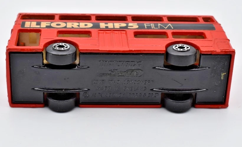 Matchbox Superfast #17 The Londoner London Bus red. Ilford HP5 Film. England - Image 4 of 4